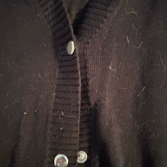 New With Tags - Daisy Fuentes Button up V Neck Sweater - Picture 3 of 6